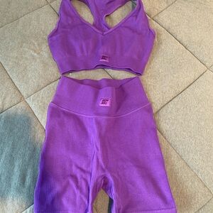 Purple Women's Activewear Set